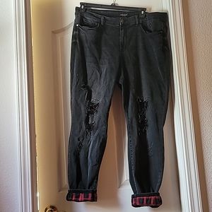 Judy Blue Buffalo Plaid Skinny fit jeans